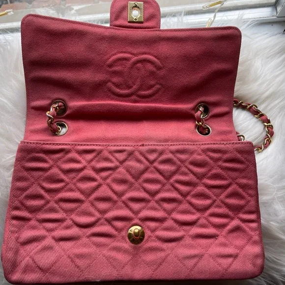 Chanel Denim Single Medium Flap - Picture 3 of 13